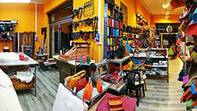 Load image into Gallery viewer, LIVE shop upcycled handmade leather bags and accessories in Rome
