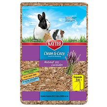 Load image into Gallery viewer, Kaytee Clean &amp; Cozy Natural Bedding with Lavender for Pet Guinea Pigs, Rabbits, Hamsters, Gerbils, and Chinchillas, 49.2 Liters

