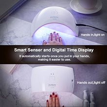 Load image into Gallery viewer, UV LED Nail Lamp, SUNUV Gel UV Light Nail Dryer for Gel Nail Polish Curing Lamp with Sensor 2 Timers SUN9C Pink Valentine Gift for Woman Girl

