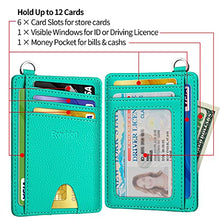 Load image into Gallery viewer, EcoVision Slim Minimalist Front Pocket Wallet, RFID Blocking Credit Card Holder Wallet with Detachable D-Shackle for Men Women
