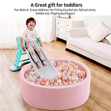 Load image into Gallery viewer, Heopeis Ball Pit Balls Crawl Balls Crush Proof Plastic Ball for Infant Ball Pit Children's Toy Balls Pearl Ocean Balls, 2.2inches,100Pcs.
