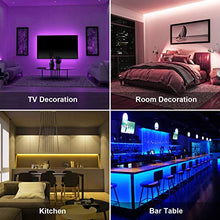 Load image into Gallery viewer, ShinePick Led Strip Lights 16.4ft Waterproof SMD 5050 150LEDs Light Strips Kit with 44 Keys Remote Controller and 12V Power Supply

