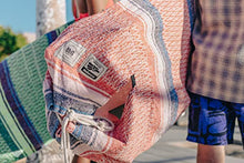 Load image into Gallery viewer, Mexican Blanket Surfboard Bag (Red/ Yellow/ Orange, 9'6" Longboard)
