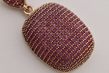 Load image into Gallery viewer, Fantastic Design! Turkish Handmade Jewelry Round Cut Pink Ruby Zircon Stone 925 Sterling Silver Pendant
