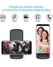 Load image into Gallery viewer, NANAMI Upgraded Fast Wireless Charger,Qi-Certified Wireless Charging Stand Compatible Samsung Galaxy S21 S20 S10 S9 S8/Note 20 Ultra/10/9 &amp; Qi Phone Charger for iPhone 13/12/SE 2020/11/XR/XS Max/X/8
