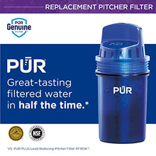 Load image into Gallery viewer, PUR Water Pitcher Replacement Filter, 2 Count (Pack of 1), Blue
