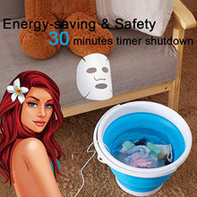 Load image into Gallery viewer, Portable washing machine,Mini Tub Washing Machine With Foldable, Personal Rotating Ultrasonic Turbines Washer USB Powered Convenient Laundry for Camping Apartments Dorms RV Business Travel (01)
