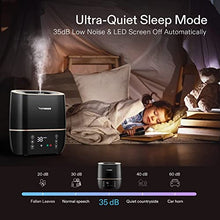Load image into Gallery viewer, VIVOSUN 2-in-1 Warm and Cool Mist Humidifier, 5L Indoor Ultrasonic Air Humidifier with Essential Oil Tray for Bedrooms, Plants, Offices and Babies
