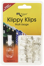 Load image into Gallery viewer, RV Designer M111, Klippy Klips Awning Clips, Light Hangars, 10 Per Pack,Clear
