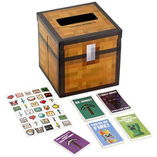 Load image into Gallery viewer, Hallmark Valentines Day Cards for Kids and Mailbox for Classroom Exchange, Minecraft (1 Box, 32 Valentine Cards, 35 Stickers, 1 Teacher Card), 5VBX2957
