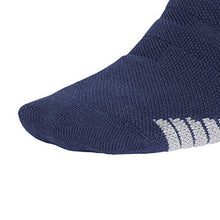 Load image into Gallery viewer, adidas Unisex-US Alphaskin Maximum Cushioned Crew Socks (1-Pair), Collegiate Navy/White/Light Onix, 12-16
