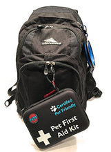 Load image into Gallery viewer, Pet First Aid Kit for Dogs &amp; Cats | New 60 Piece First Aid Bag for Pets, Animals | Perfect for Travel Emergencies with Pet First Aid Guide Book and Instructions | Certified Pet Friendly
