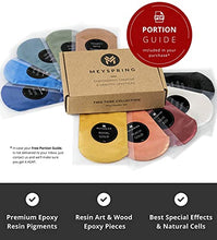 Load image into Gallery viewer, MEYSPRING Epoxy Resin Pigment Sets - Resin Dyes and Pigments - Mica Powder for Epoxy Resin, Metallic Pigment, Fine Glitter - Resin Supplies - Pigment Powder for Resin Art
