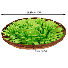 Load image into Gallery viewer, AWOOF Pet Snuffle Mat for Dogs, Interactive Feed Game for Boredom, Encourages Natural Foraging Skills for Cats Dogs Bowl Travel Use, Dog Treat Dispenser Indoor Outdoor Stress Relief
