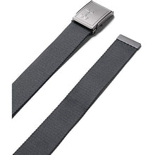 Load image into Gallery viewer, Under Armour Boys' Webbing 2.0 Golf Belt , Academy Blue (409)/Pitch Gray , One Size Fits All
