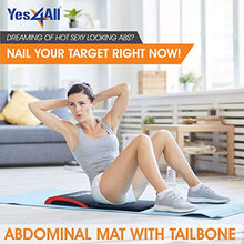 Load image into Gallery viewer, Yes4All Ab Exercise Mat with Tailbone Protecting Pad, Abdominal Wedge – Support for Abs Workout, Sit Up – Abdominal Mat Tailbone Protector (Red) (2020)
