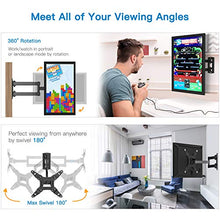 Load image into Gallery viewer, Full Motion TV Monitor Wall Mount Bracket Articulating Arms Swivels Tilts Extension Rotation for Most 13-42 Inch LED LCD Flat Curved Screen TVs &amp; Monitors, Max VESA 200x200mm up to 44lbs by Pipishell
