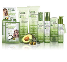Load image into Gallery viewer, GIOVANNI 2chic Ultra Moist Dual Action Protective Leave-In Spray, 4 oz. Avocado &amp; Olive Oil, Protects from Heat Styling Breakage, Aloe Vera, Shea Butter, Paraben Free, Color Safe (Pack of 1)

