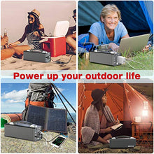 Load image into Gallery viewer, NEXPOW Portable Power Station, 48000mAh Solar Generator Lithium Polymer Battery Emergency Backup Portable Power Source with 110V/120W(Peak 150W) AC Inverter Outlet, USB-C PD 3.0, for Outdoors Camping
