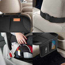 Load image into Gallery viewer, Car Seat Protector, [1 Pack] Smart eLf Large Auto Car Seat Protectors for Child Seats with Thickest Padding and Non-Slip Backing Mesh Pockets for SUV, Sedan, Truck, Leather and Fabric Car Seat
