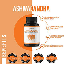 Load image into Gallery viewer, Havasu Nutrition Ashwagandha Capsules with Adaptogens, for Stress Relief, Anxiety Relief, Mood Support, Libido Boost, and Adrenal Fatigue Relief; Non-GMO 1000 mg; 90 Capsules for Men &amp; Women
