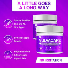 Load image into Gallery viewer, Pharmapulse Vaginal Moisturizer, Vulva Balm Cream, Intimate Skin Care, Menopause Support - Relieves Dryness, Itching, Burning, Redness, Chafing, Odor, Irritation - Estrogen Free 2oz
