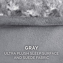 Load image into Gallery viewer, Furhaven Pet Bed for Dogs and Cats - Ultra Plush Luxe Lounger Contour Mattress Supportive Solid Slab Orthopedic Dog Bed, Removable Machine Washable Cover - Gray, Jumbo (X-Large)
