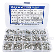 Load image into Gallery viewer, 300 Pcs 15 Values 5 x 20mm Fast-Blow Glass Fuse Assortment, 250V 0.1A/ 0.25A/ 0.2A/ 0.5A/ 1A/ 1.5A/ 2A/ 3A/ 4A/ 5A/ 8A/ 10A/ 12A/ 15A/ 20A Tube Fuses
