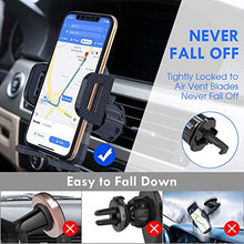 Load image into Gallery viewer, Air Vent Phone Holder for Car,Miracase Vehicle Cell Phone Mount Cradle with Adjustable Clip Compatible with iPhone 13 Series/iPhone 12 Series/11 /11 Pro Max/XR/Samsung and More
