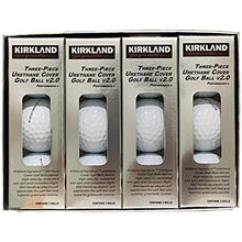 Load image into Gallery viewer, KIRKLAND SIGNATURE Three-Piece Urethane Cover Golf Ball v2.0, 1 Dozen, 12 Count, White
