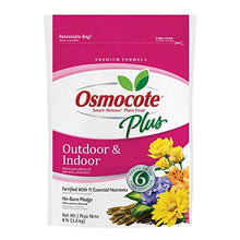 Load image into Gallery viewer, Osmocote 274850 Smart-Release Plant Food Plus Outdoor &amp; Indoor, 8 lbs &amp; Bayer Advanced 701110A All in One Rose and Flower Care Granules, 4-Pound
