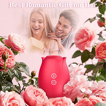 Load image into Gallery viewer, Rose Toy for Women - Upgraded Rose Sucking Vibrator Clitoral Nipple Stimulator with 18 Modes, G spot Dildo Rose Sucker Sex Toy for Woman Pleasure,Vibrating Personal Massager for Adult Sex Toys Game
