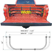 Load image into Gallery viewer, Spurtar Truck Bed Extender Black Aluminum HD Max Universal Tailgate Extension for Pickup Trucks incl. Bracket Kit DIY
