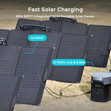 Load image into Gallery viewer, EF ECOFLOW DELTA Max (2000) Portable Power Station, 2016Wh Expandable Capacity with 6 x 2400W AC Outlets, Solar Generator (Solar Panel Not Included) for Home Backup, Emergency, Outdoor Camping
