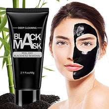 Load image into Gallery viewer, SAFAE Blackhead Remover Mask, Blackhead Peel Off Mask, Acne and Oil Control, Black Peel Off Mask with Brush, Black Mask Deep Cleansing Facial Mask for Face Nose
