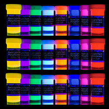 Load image into Gallery viewer, 'XXL Set' 24 Cans of Glow in the Dark Paint by neon nights | Luminescent &amp; Phosphorescent, Self-Luminous Paints
