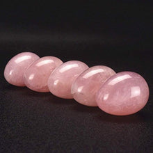Load image into Gallery viewer, TOP-VRA Jade Stone Egg Yoni Eggs, GIA Certified, Massage Kegel Eggs 3PCS Natural Crystal Beads Chakra Healing Yoga Exercise Eggs To Train Pelvic Muscles Kegel Exercise (Rose Quartz)
