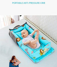 Load image into Gallery viewer, Baby Bassinet for Bed -Animal Kingdom Baby Lounger - Breathable &amp; Hypoallergenic Co-Sleeping Baby Bed Baby Nest - 100% Cotton Portable Crib for Bedroom/Travel(0-24 Months)
