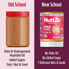 Load image into Gallery viewer, Organic Power Fuel Crunchy Nut Butter by NuttZo | 7 Nuts &amp; Seeds Blend, Paleo, Non-GMO, Gluten-Free, Vegan, Kosher | 1g Sugar, 6g Protein | 26oz Jar
