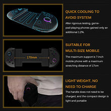 Load image into Gallery viewer, Wireless Game Joystick Controller, with C-Type Fast Charging + Telescope Mobile Phone Holder, 4 Trigger Mobile Game Controller
