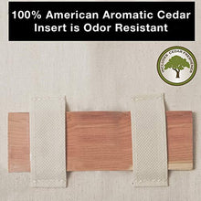 Load image into Gallery viewer, Smart Design Canvas Gusseted Garment Bag Hanger - (24 x 42 Inch) - Clothing Storage Cover - w/Cedar Wood - Odor Repellent - Suits, Dresses Travel Closet Organization - [Natural Canvas]
