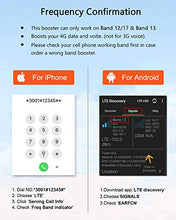 Load image into Gallery viewer, Cell Phone Signal Booster for Car, Truck and SUV - Enhance 4G Data and Volte for Verizon, AT&amp;T and T-Mobile - Dual 700MHz Band 12/13/17 Cellular Repeater Antenna Kit for Small Vehicle.
