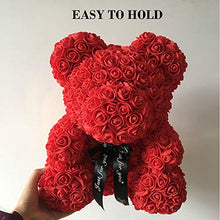 Load image into Gallery viewer, Teddy Bear Rose, Forever Rose for Women, Men, Girls, Boys, Wife, Girlfriends,Daughters, Kids, 10in, Red.
