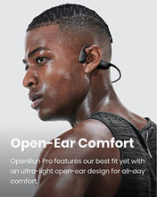 Load image into Gallery viewer, Shokz OpenRun Pro - Premium Bone Conduction Open-Ear Bluetooth Sport Headphones - Sweat Resistant Wireless Earphones for Workouts and Running with Deep Base - Built-in Mic, with Headband (Black)
