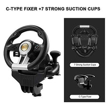 Load image into Gallery viewer, PC Racing Wheel, PXN V3II 180 Degree Universal Usb Car Sim Race Steering Wheel with Pedals for PS3, PS4, Xbox One,Xbox Series X/S,Nintendo Switch
