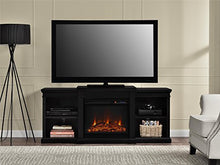 Load image into Gallery viewer, Ameriwood Home Manchester Electric Fireplace TV Stand for TVs up to 70", Black

