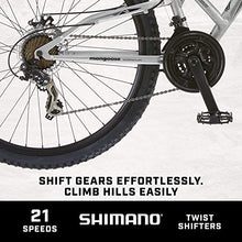 Load image into Gallery viewer, Mongoose Impasse Mens Mountain Bike, 29-inch Wheel, Silver, Model Number: R2780
