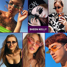 Load image into Gallery viewer, Fashion men's women bat sunglasses vintage frameless Mirror Rimless Sun Glasses Unique Sunglasses UV400

