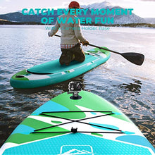 Load image into Gallery viewer, Valwix Inflatable Stand Up Paddle Board with High Pressure Electric Pump &amp; Sports Camera Holder, 11' x 32" x 6" All Around Paddleboard, Wide Stance SUP 350lbs Max. Load
