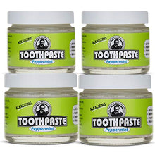 Load image into Gallery viewer, Uncle Harry's Peppermint Remineralizing Toothpaste | Natural Whitening Toothpaste Freshens Breath &amp; Promotes Enamel | Vegan Fluoride Free Toothpaste (4 Pack)
